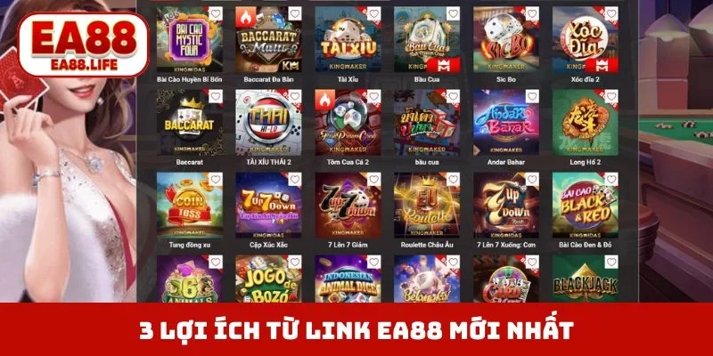 3 lợi ích từ link EA88 mới nhất