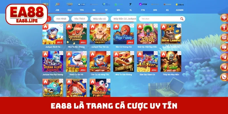 EA88 là trang cá cược uy tín hàng đầu