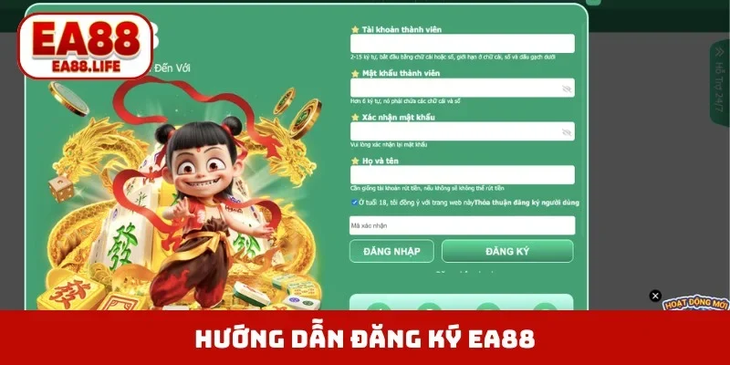 Hướng dẫn đăng ký EA88